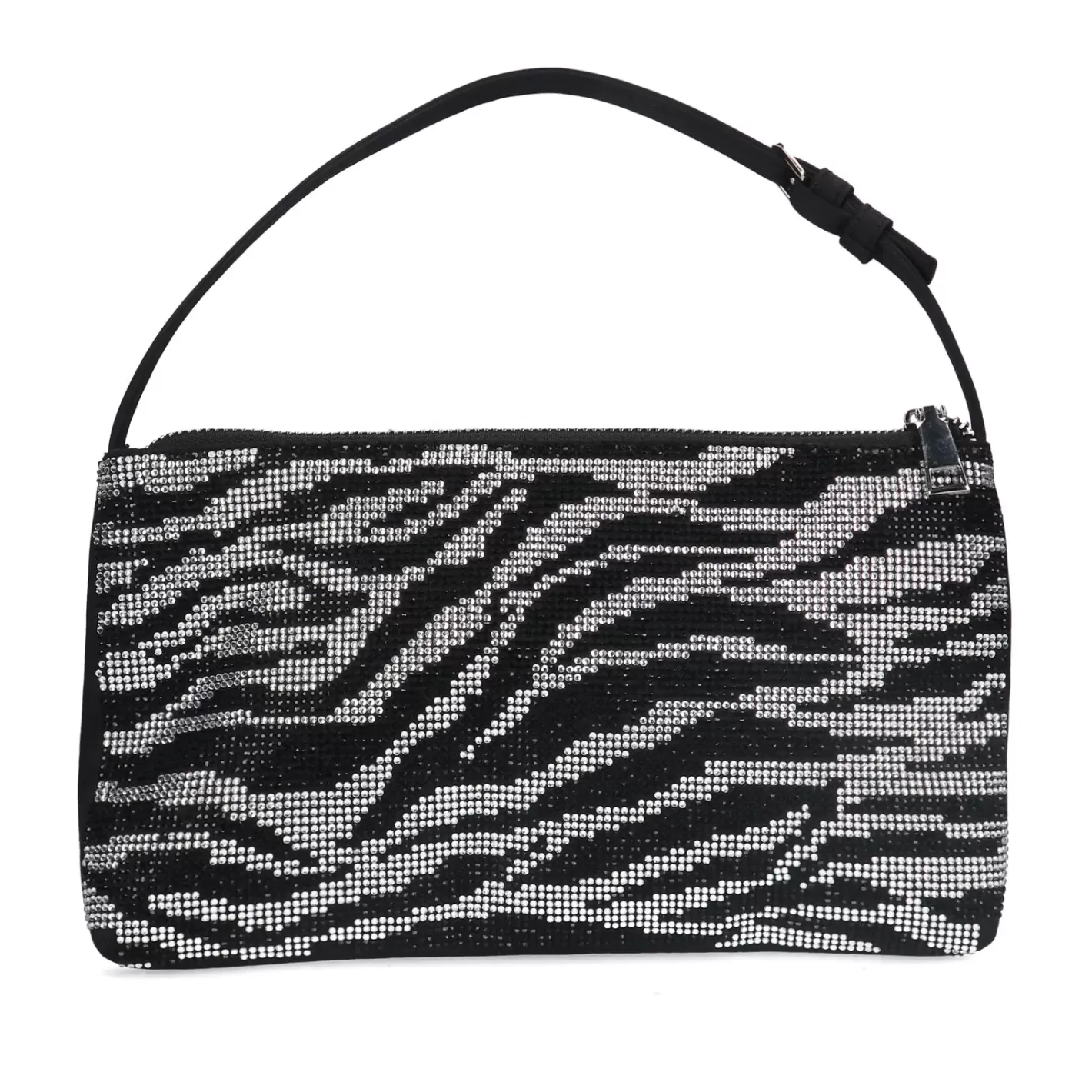 Sac A Main Imprime Zebre Avec Strass<Sacha Cheap