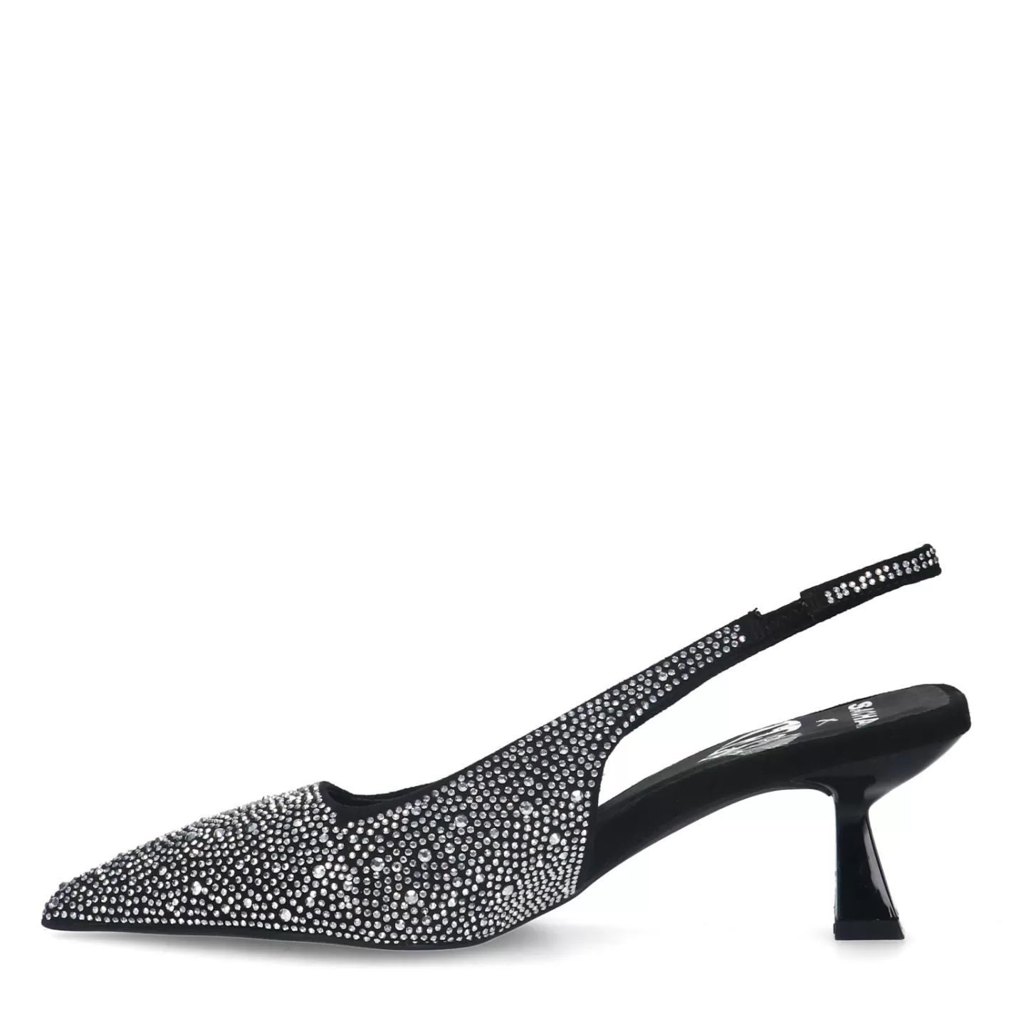 X Tessa Van Montfoort Escarpins Slingback Avec Strass - Noir<Sacha Flash Sale