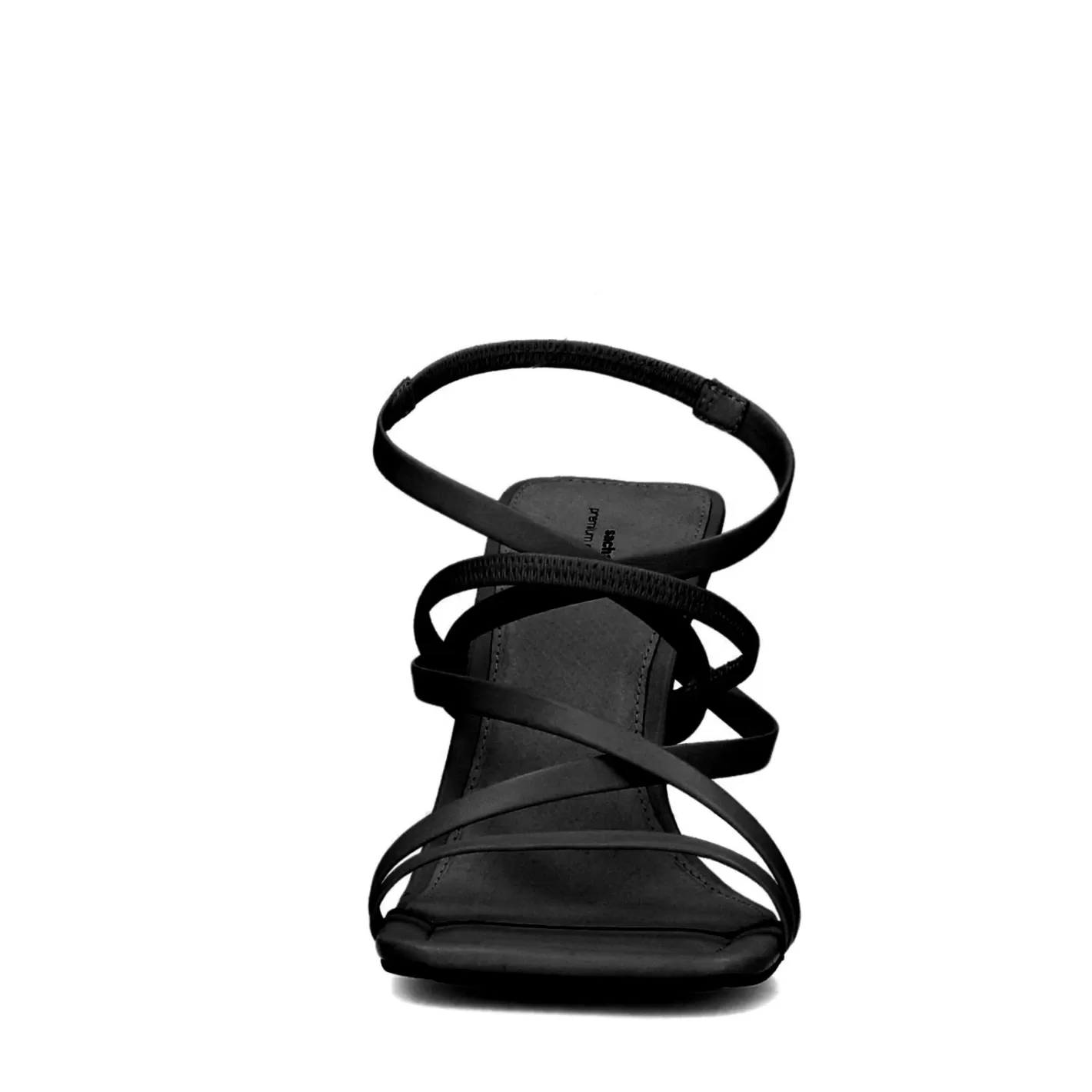 Sandales A Talon A Brides Et Au Bout Carre - Noir<Sacha Store