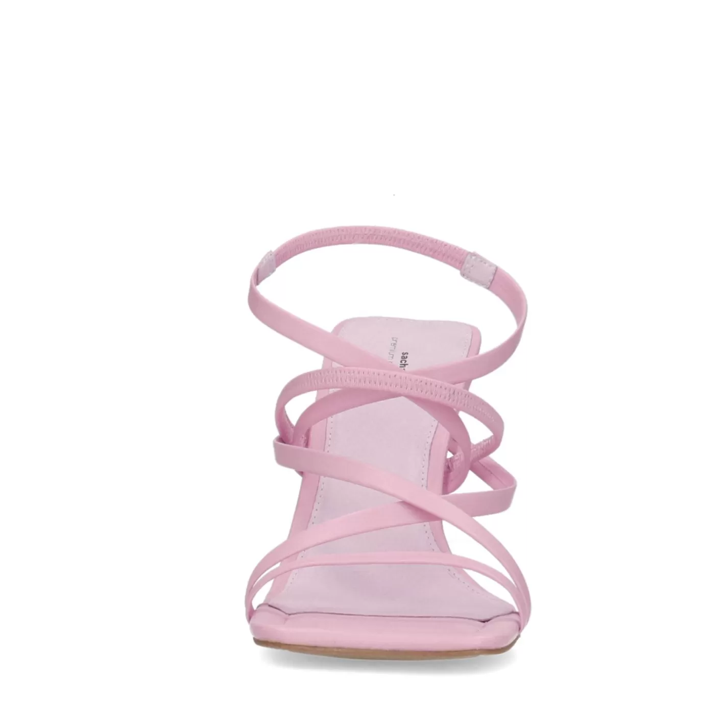 Sandales A Talon A Brides Et Au Bout Carre - Rose<Sacha Best Sale