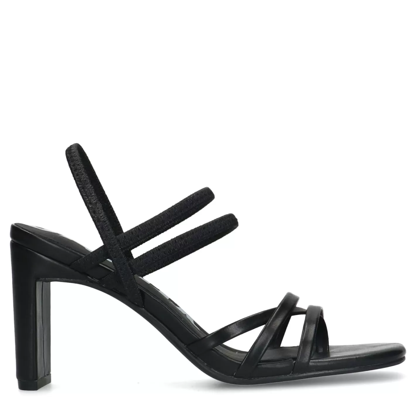 Sandales A Talon Avec Brides - Noir<Sacha Cheap