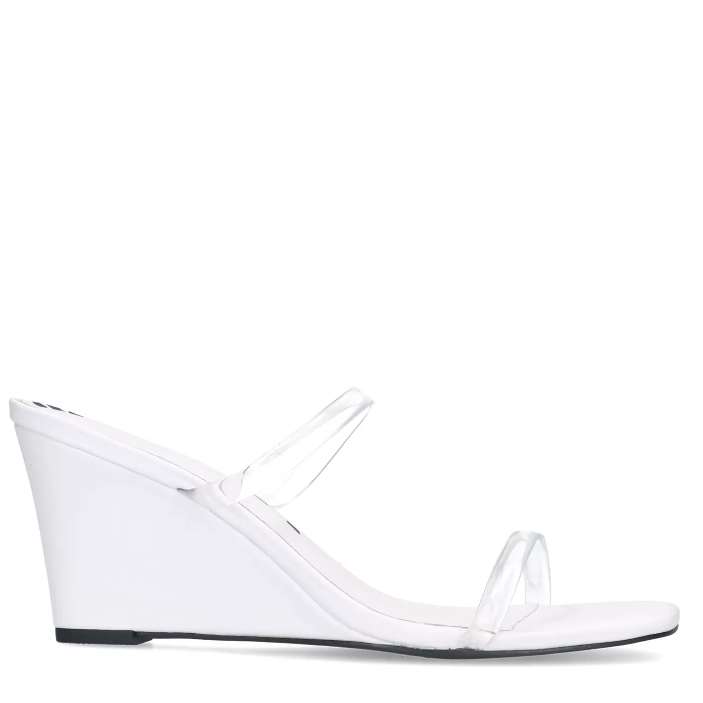 Sandales A Talon Compense - Blanc<Sacha Store