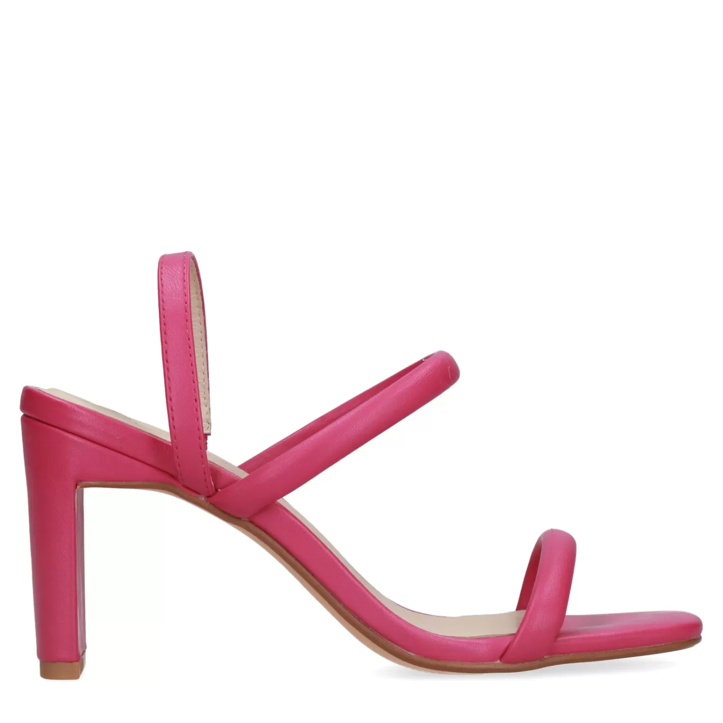 Sandales A Talon Droit - Rose<Sacha Fashion