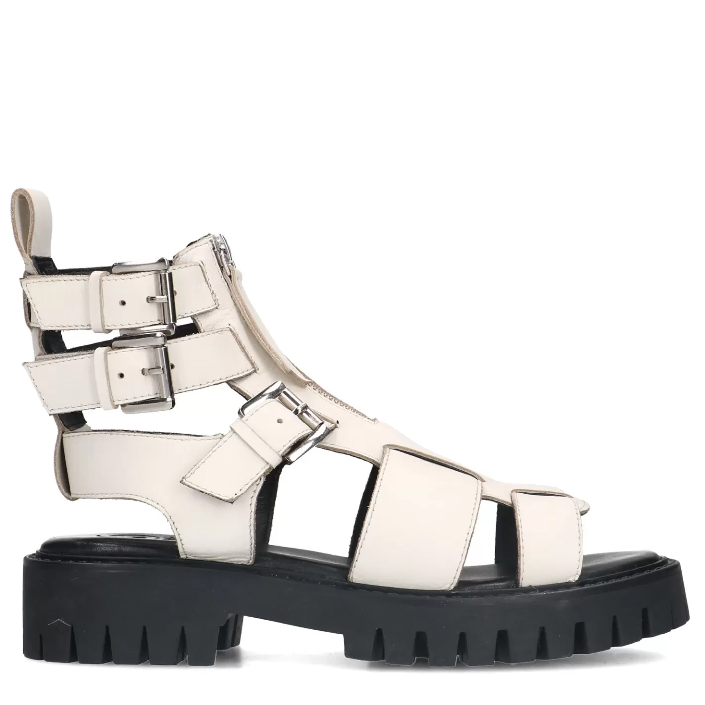 Sandales Chunky En Cuir - Blanc<Sacha Shop