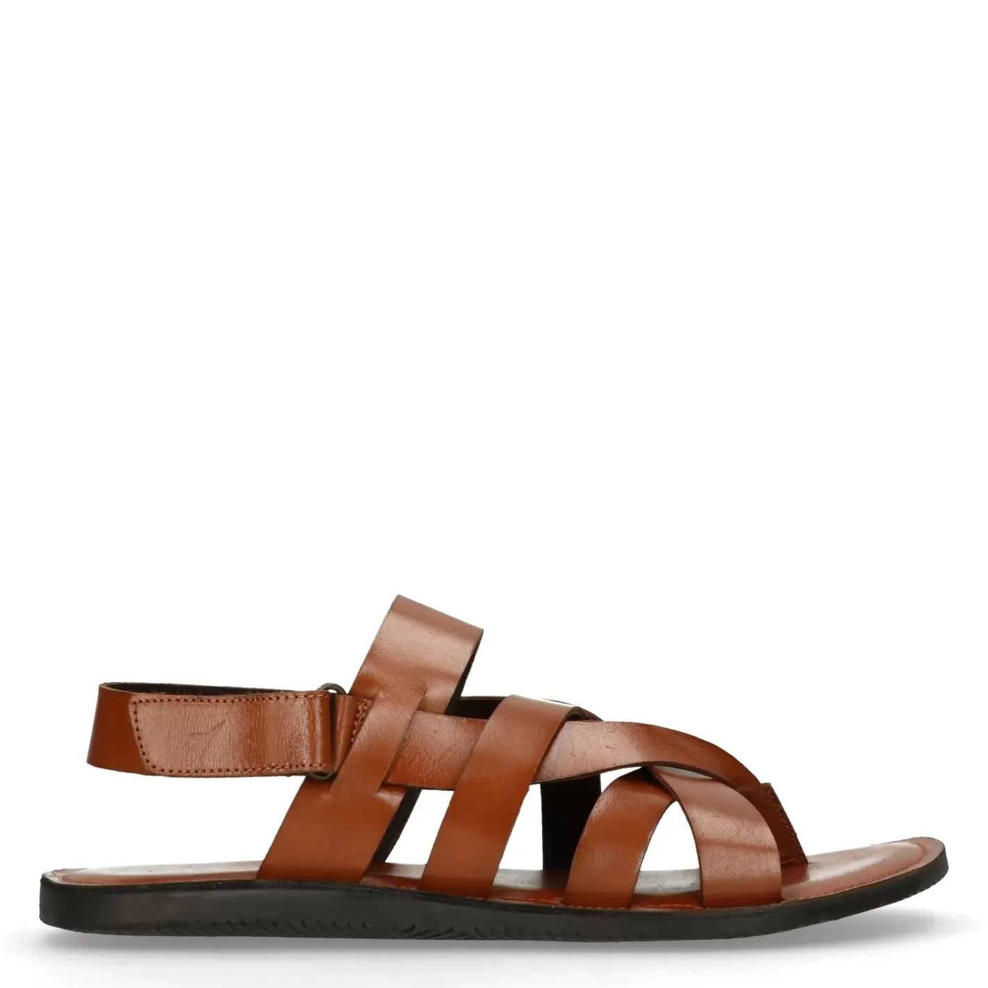 Sandales En Cuir - Cognac<Sacha Best Sale