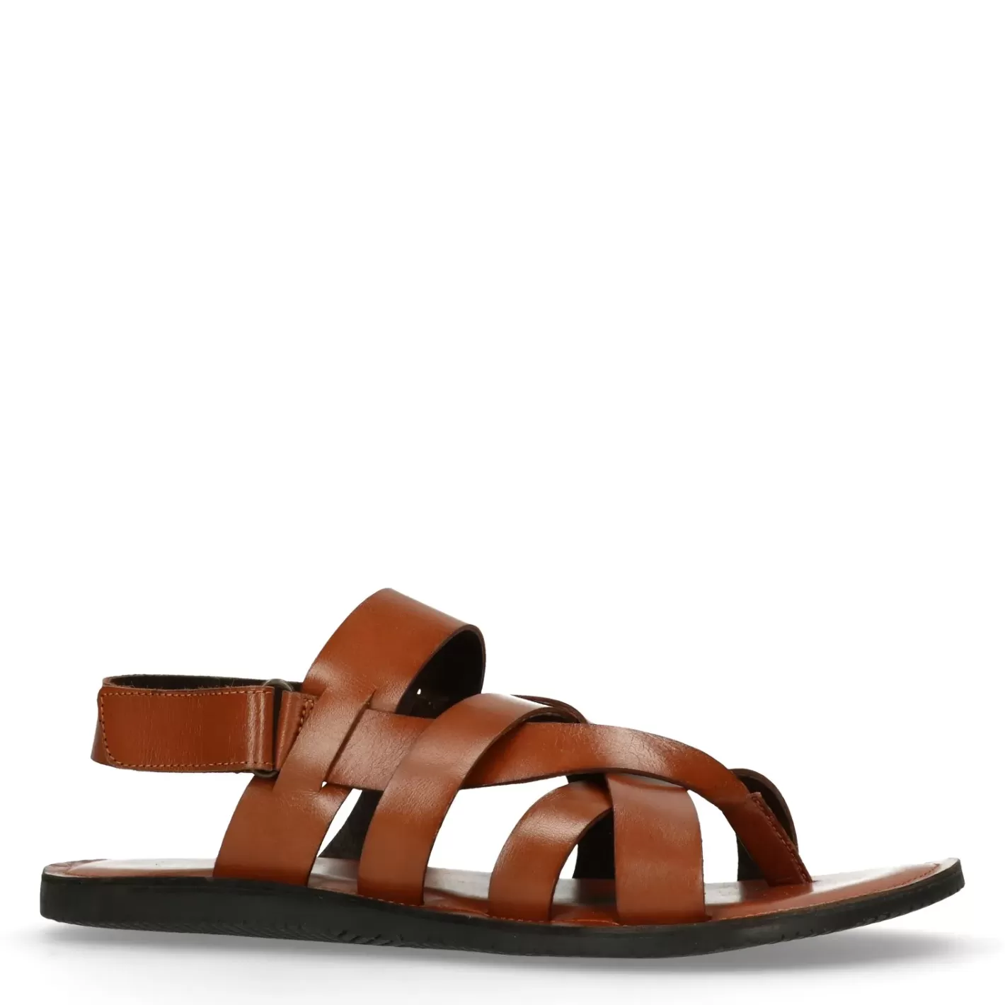 Sandales En Cuir - Cognac<Sacha Best Sale