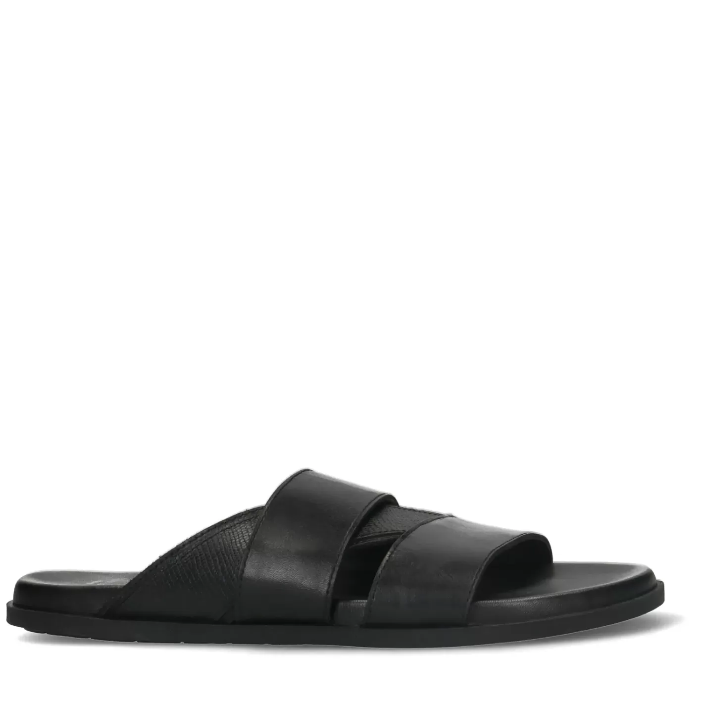 Sandales En Cuir - Noir<Sacha Online