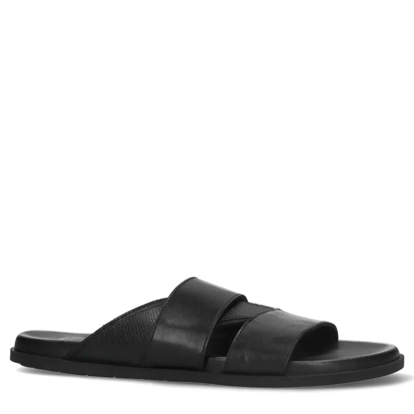 Sandales En Cuir - Noir<Sacha Online