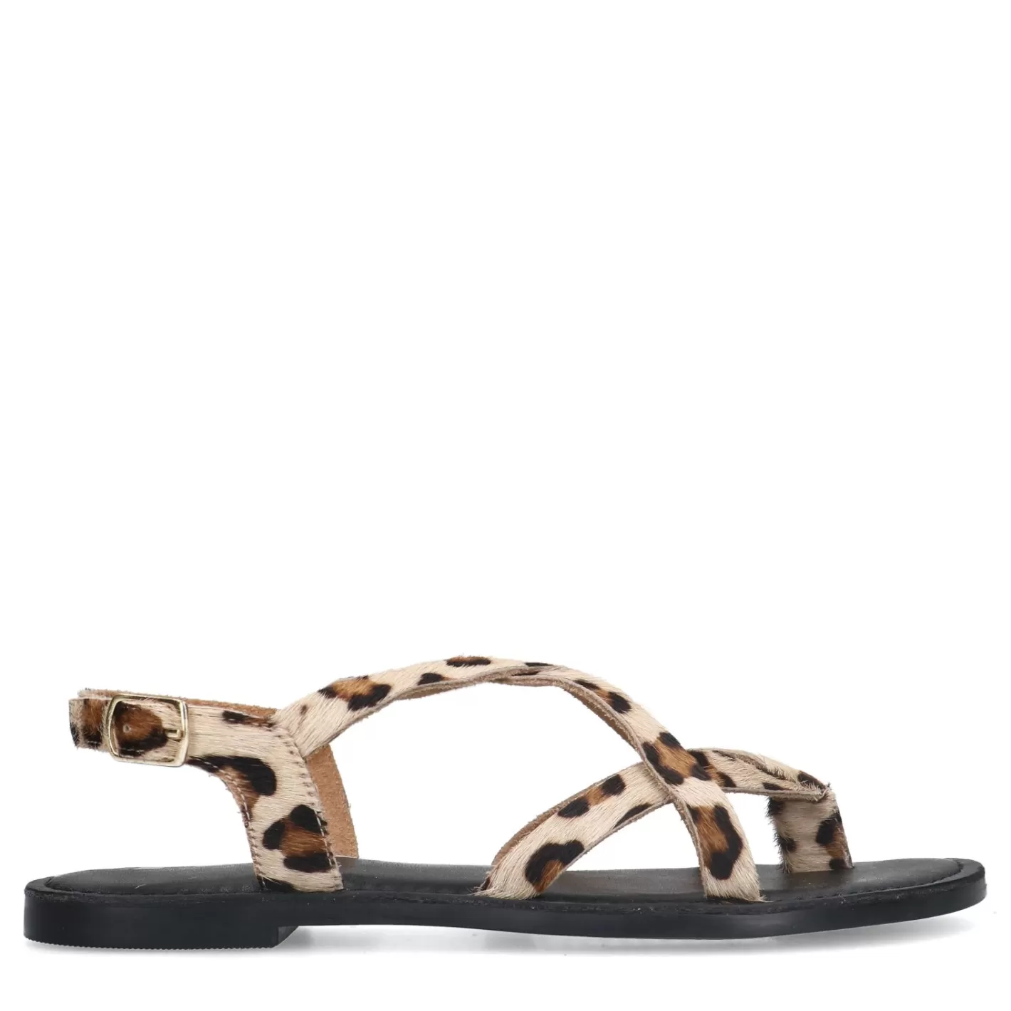 Sandales En Cuir Avec Imprime Leopard<Sacha Store