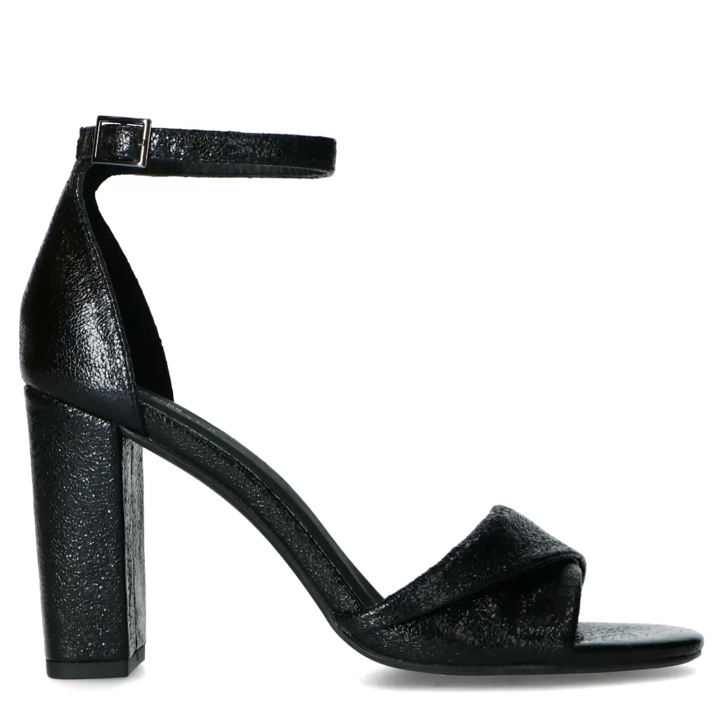 Sandales Synthetique A Talon Haut - Noir<Sacha Fashion