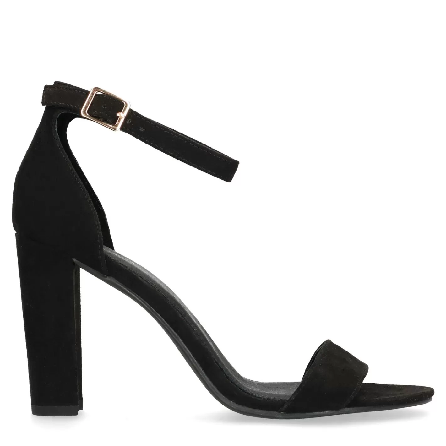 Sandales Synthetique Vernies A Talon - Noir<Sacha Shop