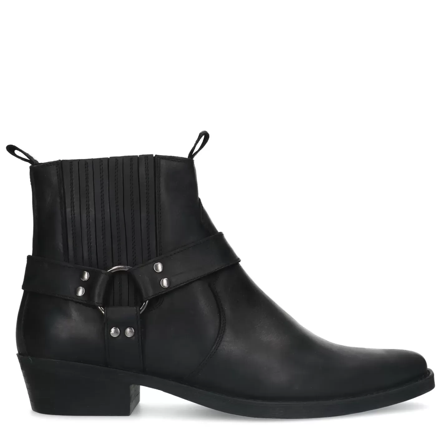 Santiags En Cuir - Noir<Sacha Cheap