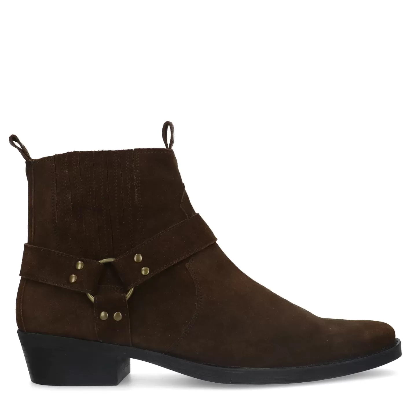 Santiags En Daim - Marron Fonce<Sacha Flash Sale