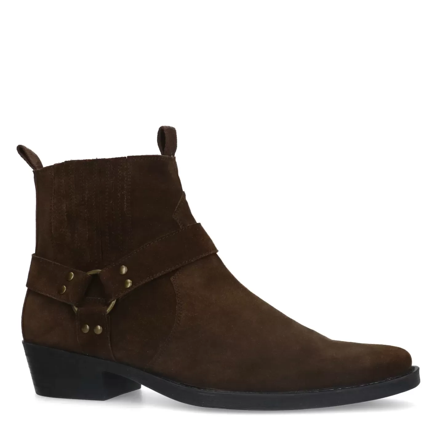 Santiags En Daim - Marron Fonce<Sacha Flash Sale