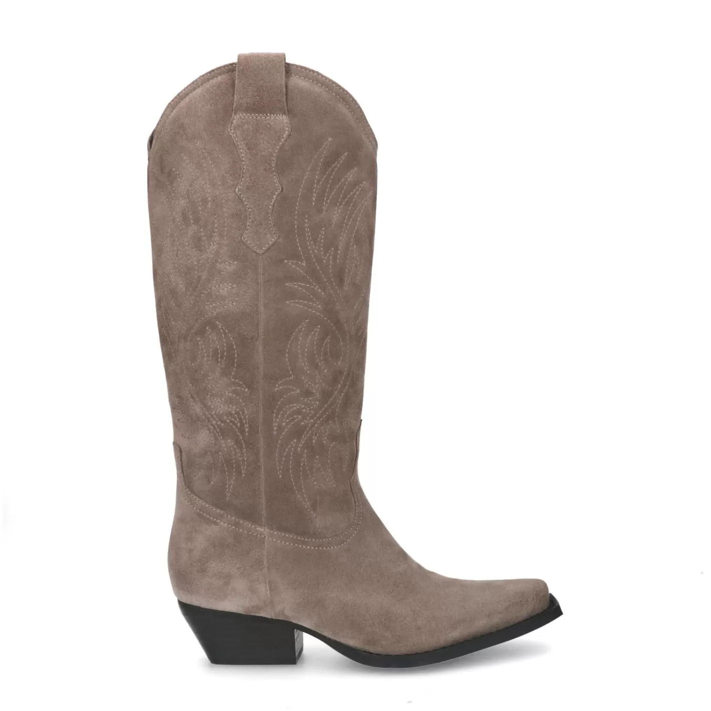 Santiags En Daim - Taupe<Sacha Online