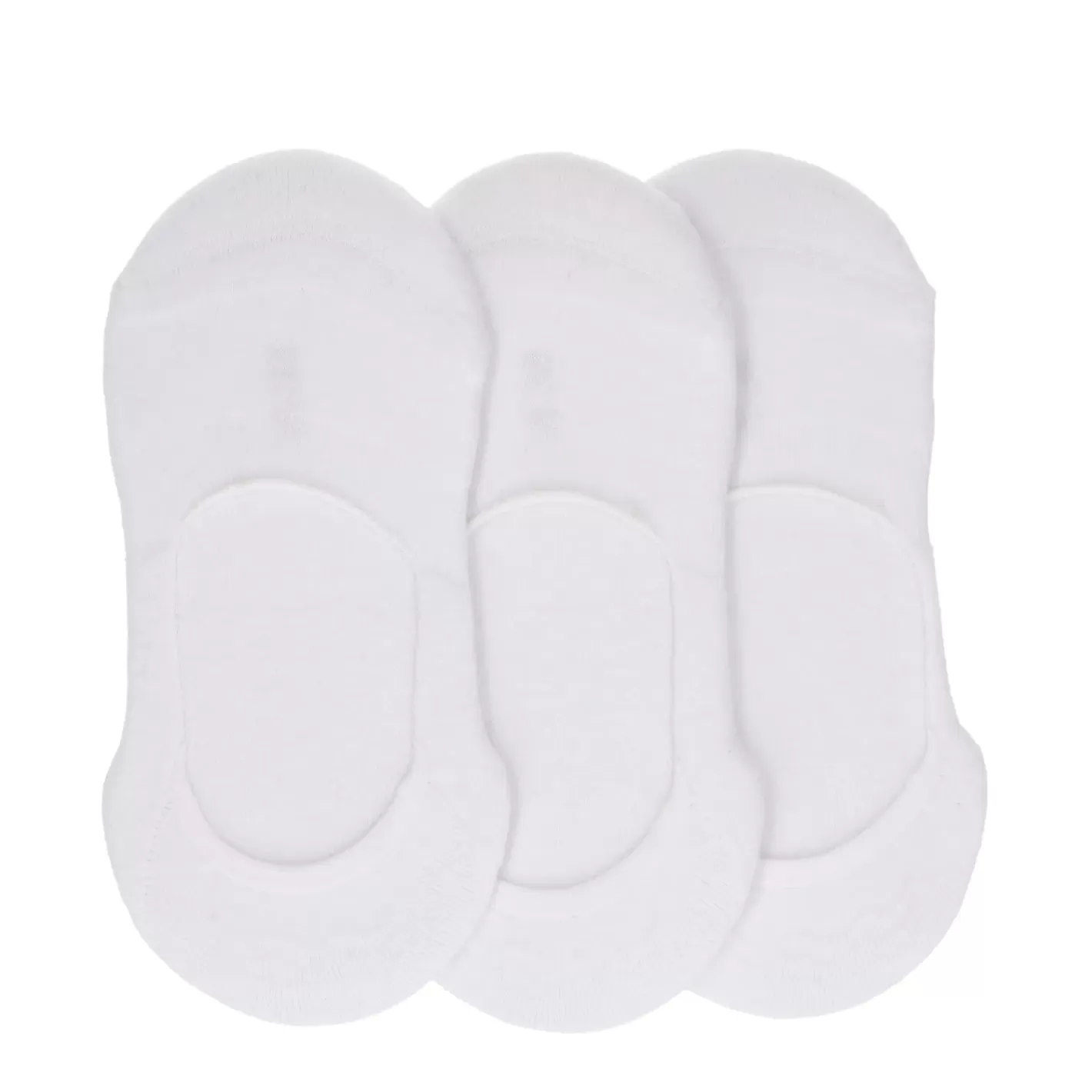 Socquettes Pour Baskets Unisexe 3 Paires - Blanc<Sacha Outlet